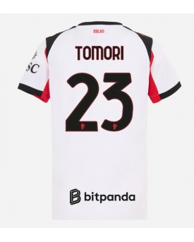 Billige Fotballdrakt AC Milan Fikayo Tomori #23 Replika Bortedrakt Dame 2025-26 Kortermet Billige Fotballdrakt AC Milan Fikayo Tomori #23 Replika Bortedrakt Dame 2025-26 Kortermet